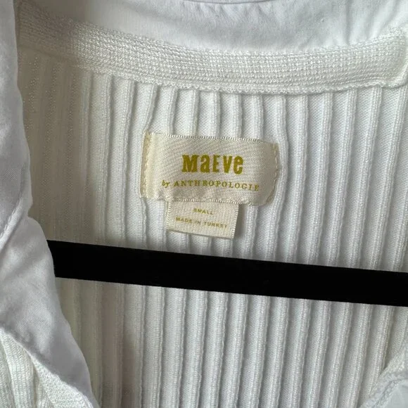 Maeve Layered Ribbed Cardigan Sweater - Picture 4 of 6